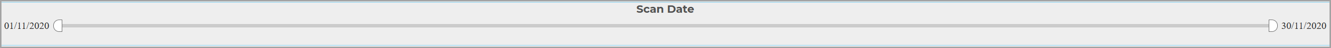 Scan Date Selector